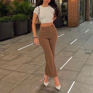 Aritzia Little Moon Clover Pants in Sand Island